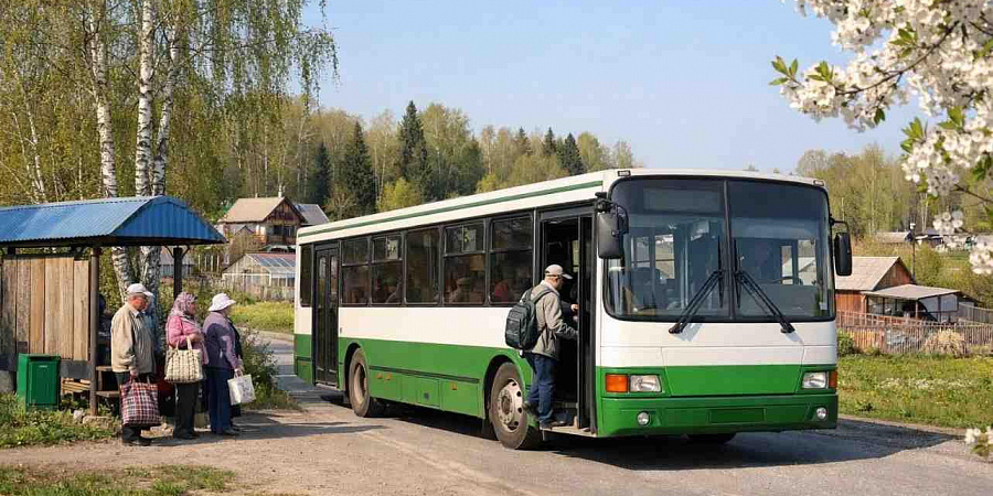 В Омске садовые автобусы перешли на летнее расписание